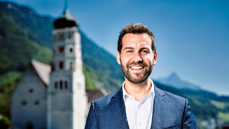 Portrait, Imagebild, Simon Tschann, Bürgermeister, Bludenz