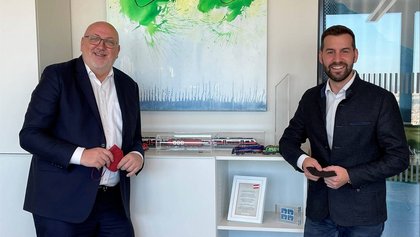 Bei seinem Treffen mit ÖBB-Vorstand Andreas Matthä in Wien hatte Bürgermeister Simon Tschann wichtige Themen mit im Gepäck.